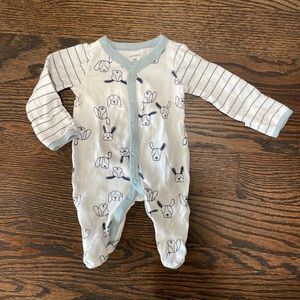 Dog Footie Pajamas NB